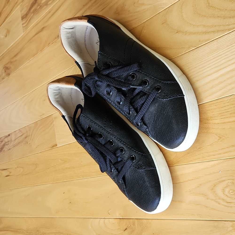 Black/brown Naturalizer Morrison sneakers,  women's 11